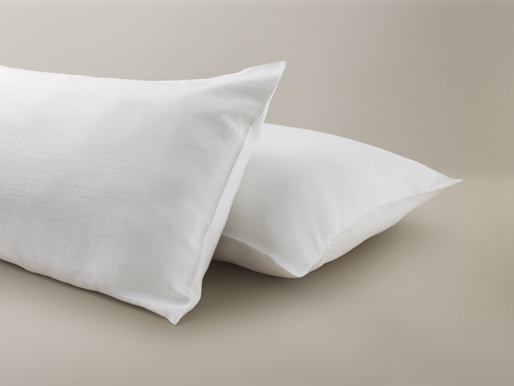 The Organic Linen Pillowcase - White