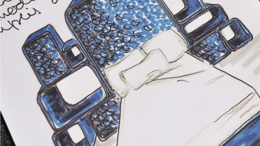 Savoir beds drawing picture of our